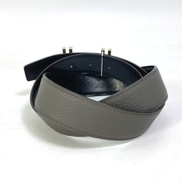 HERMES H belt Ash okare belt Togo gray main image 8